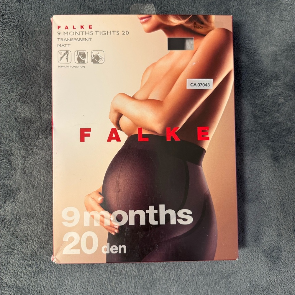 Falke Black Maternity Tights 20